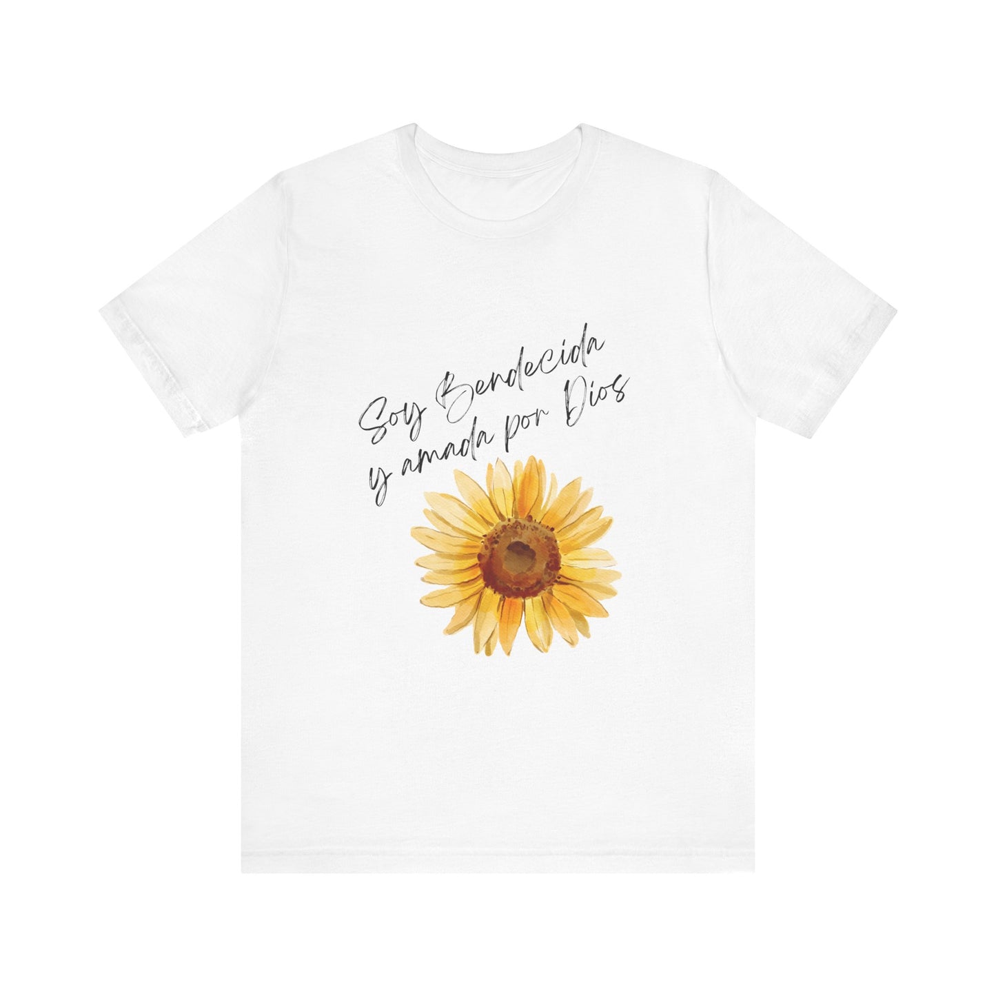 Soy Bendecida y amada por Dios - Unisex Short Sleeve Tee