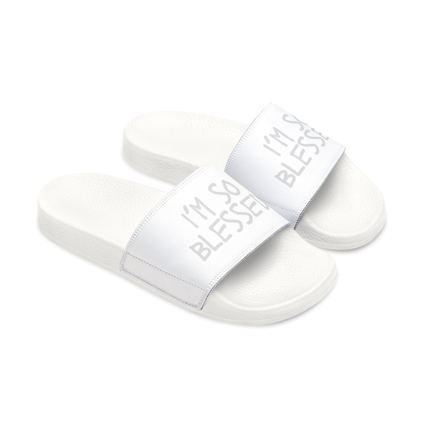 I'M SO BLESSED Men's Removable-Strap Sandals