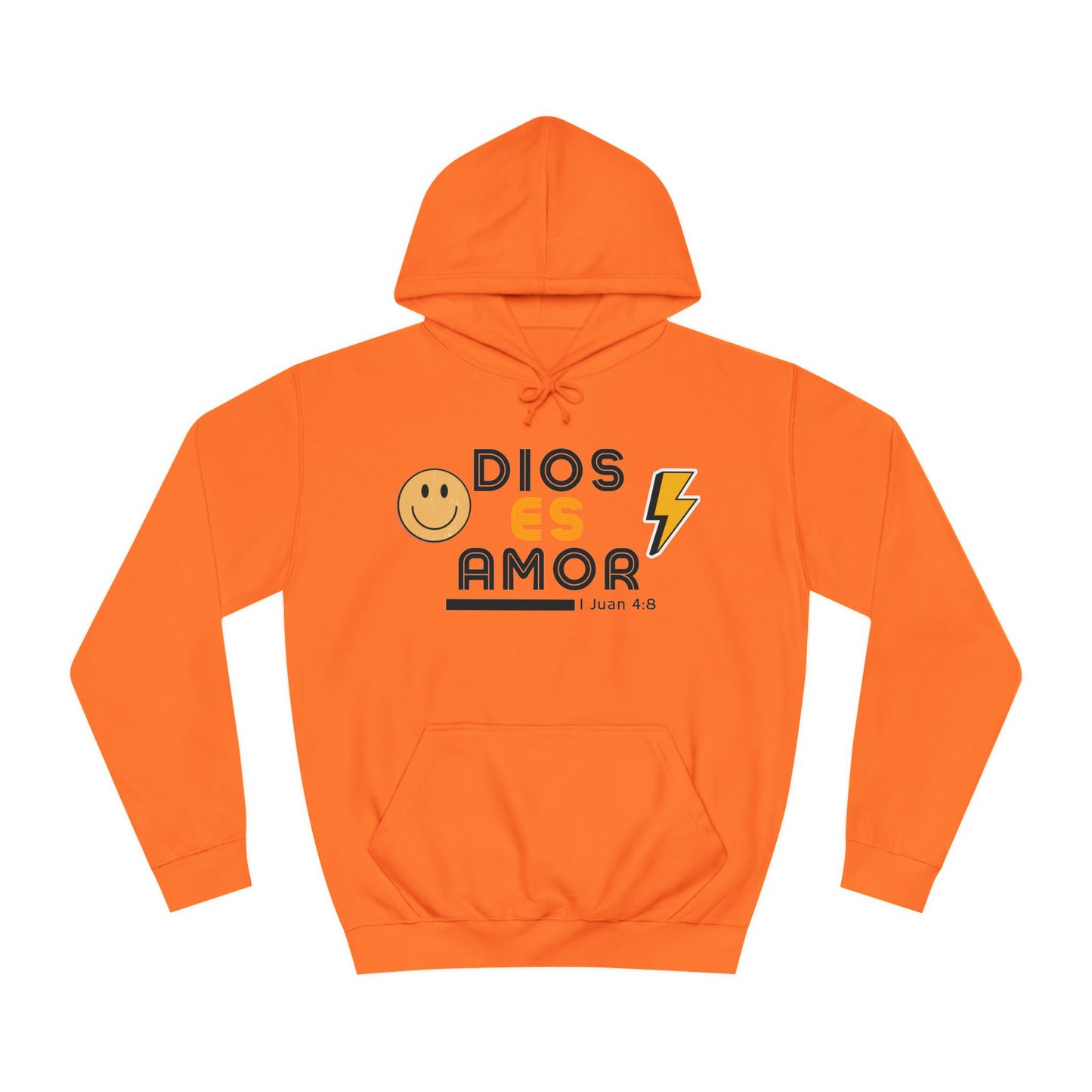 DIOS ES AMOR - RETRO Unisex College Hoodie