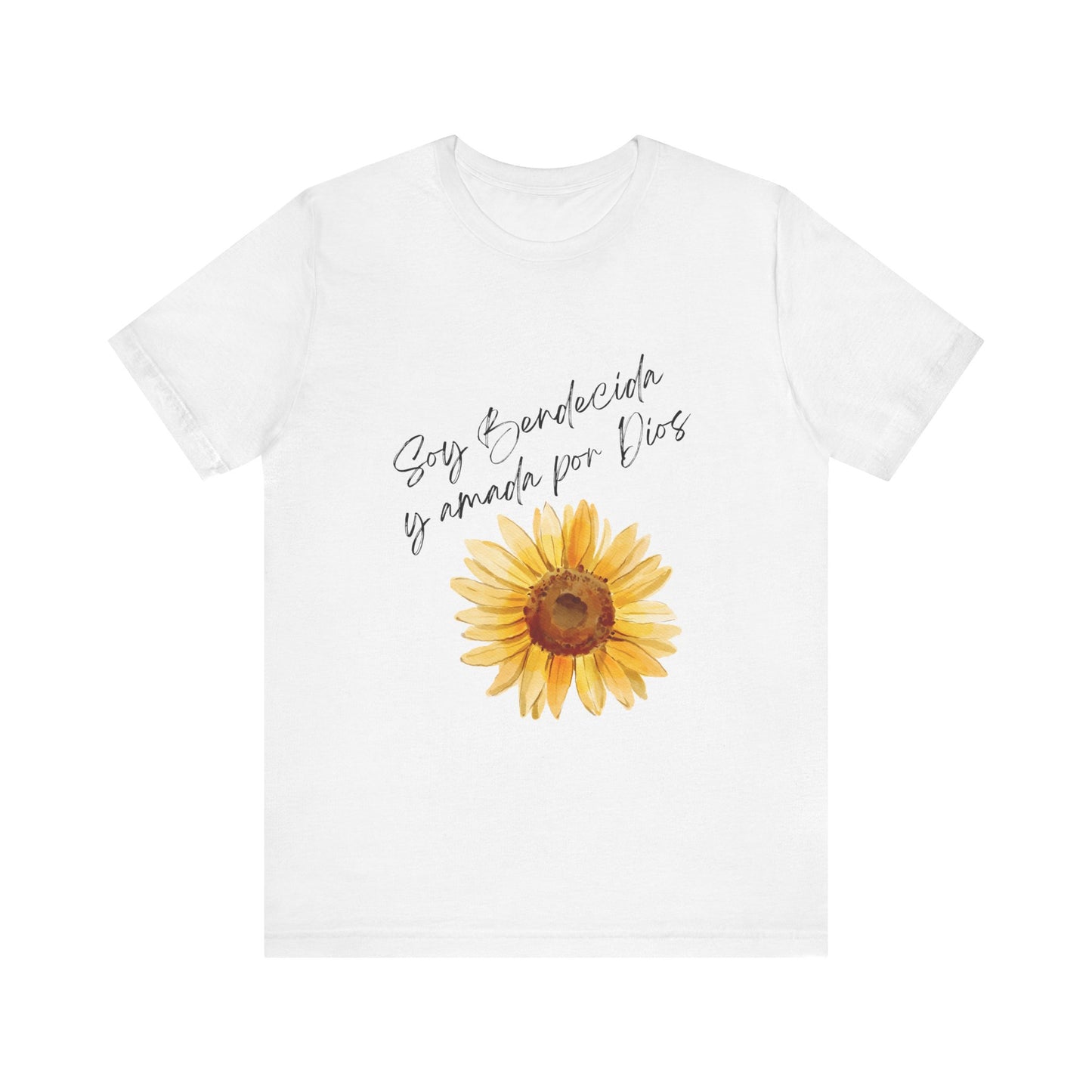 Soy Bendecida y amada por Dios - Unisex Short Sleeve Tee