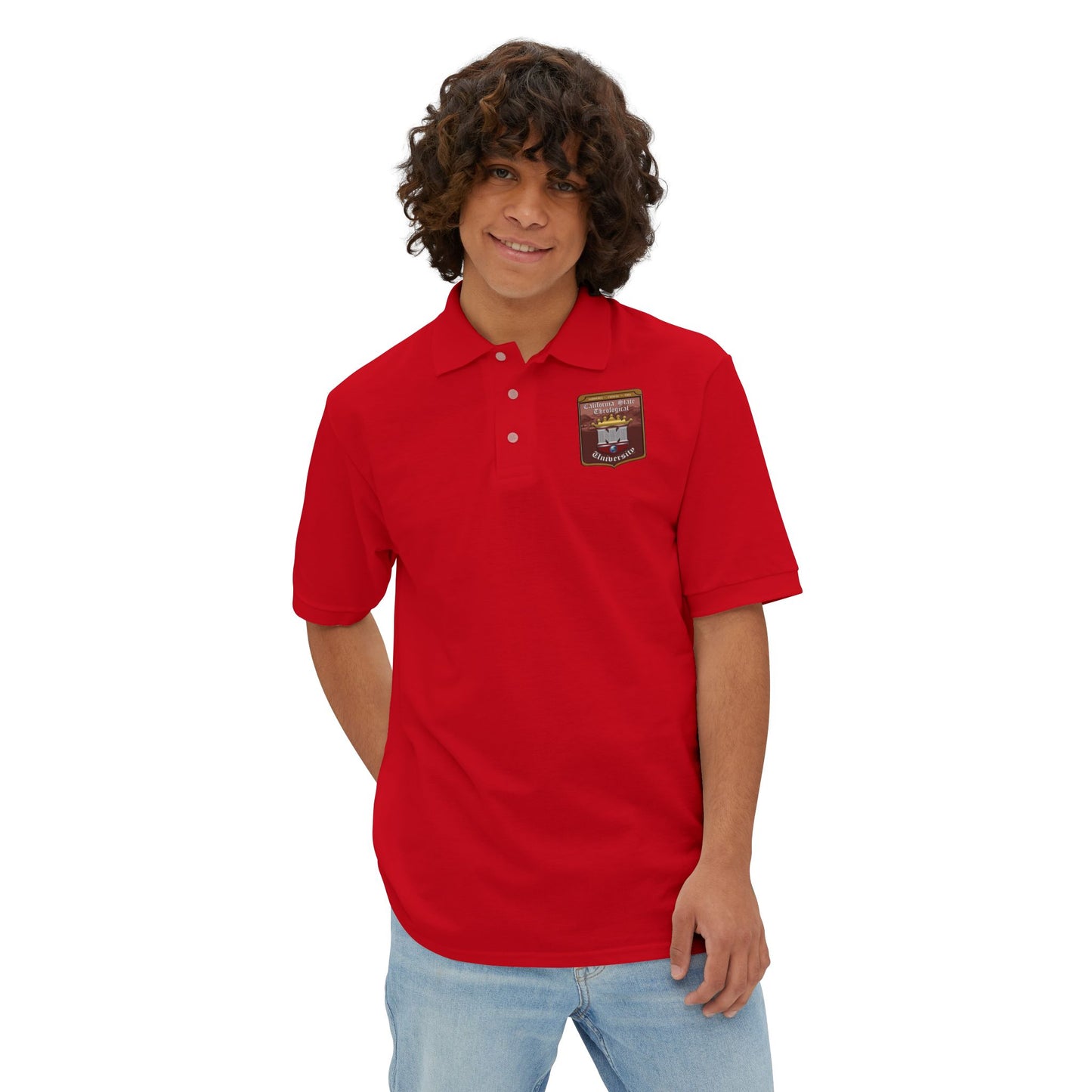 California State Theological University Polo Shirt Cotton