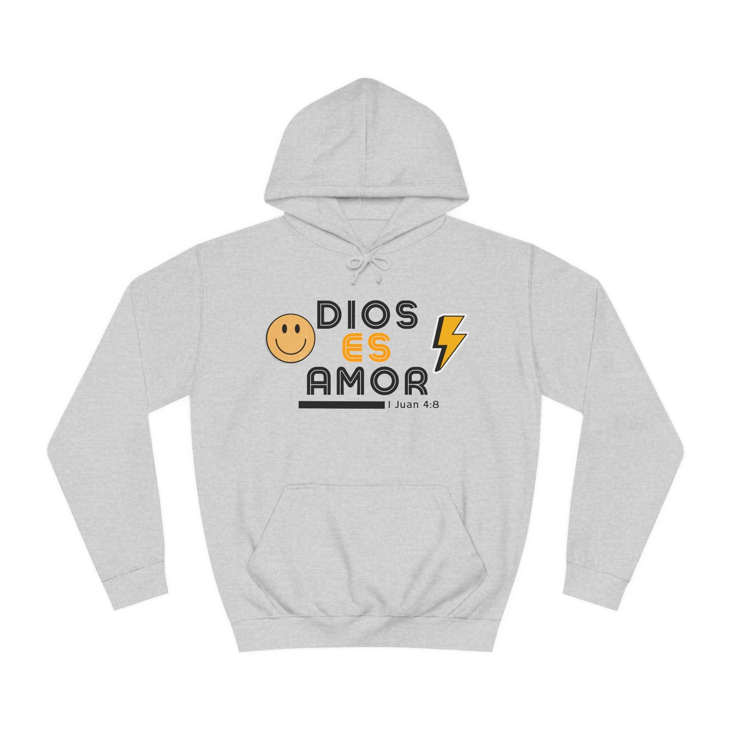 DIOS ES AMOR - RETRO Unisex College Hoodie