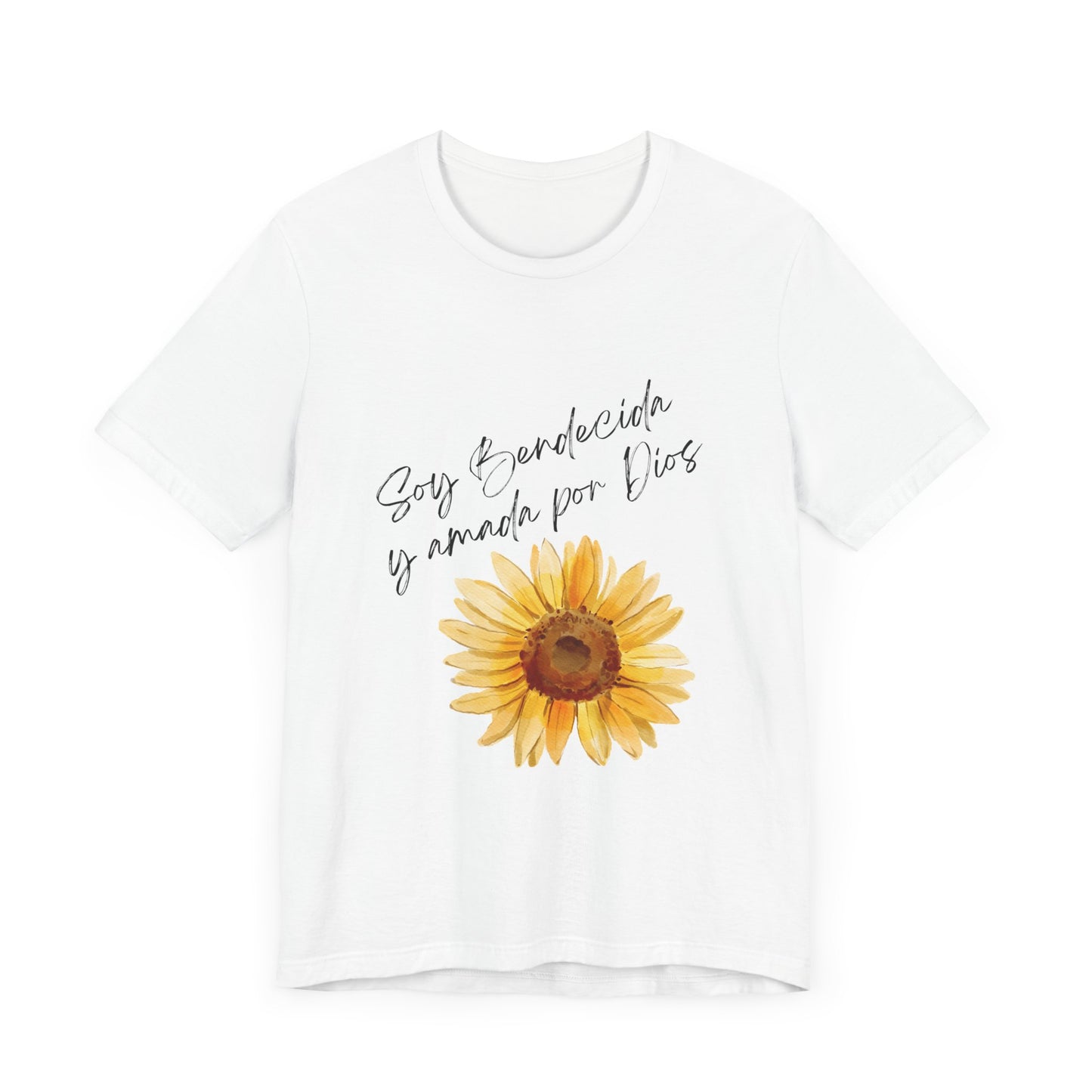 Soy Bendecida y amada por Dios - Unisex Short Sleeve Tee