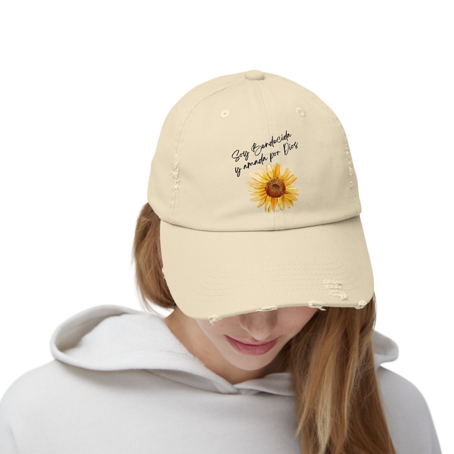 Soy Bendecida Distressed Cap