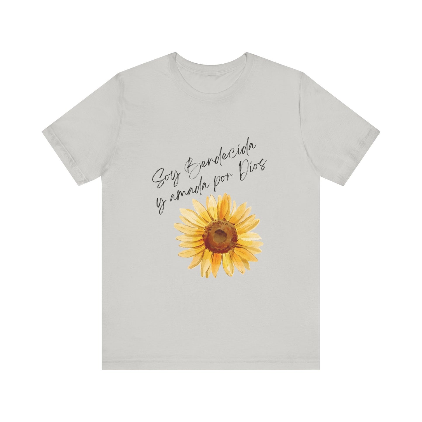 Soy Bendecida y amada por Dios - Unisex Short Sleeve Tee