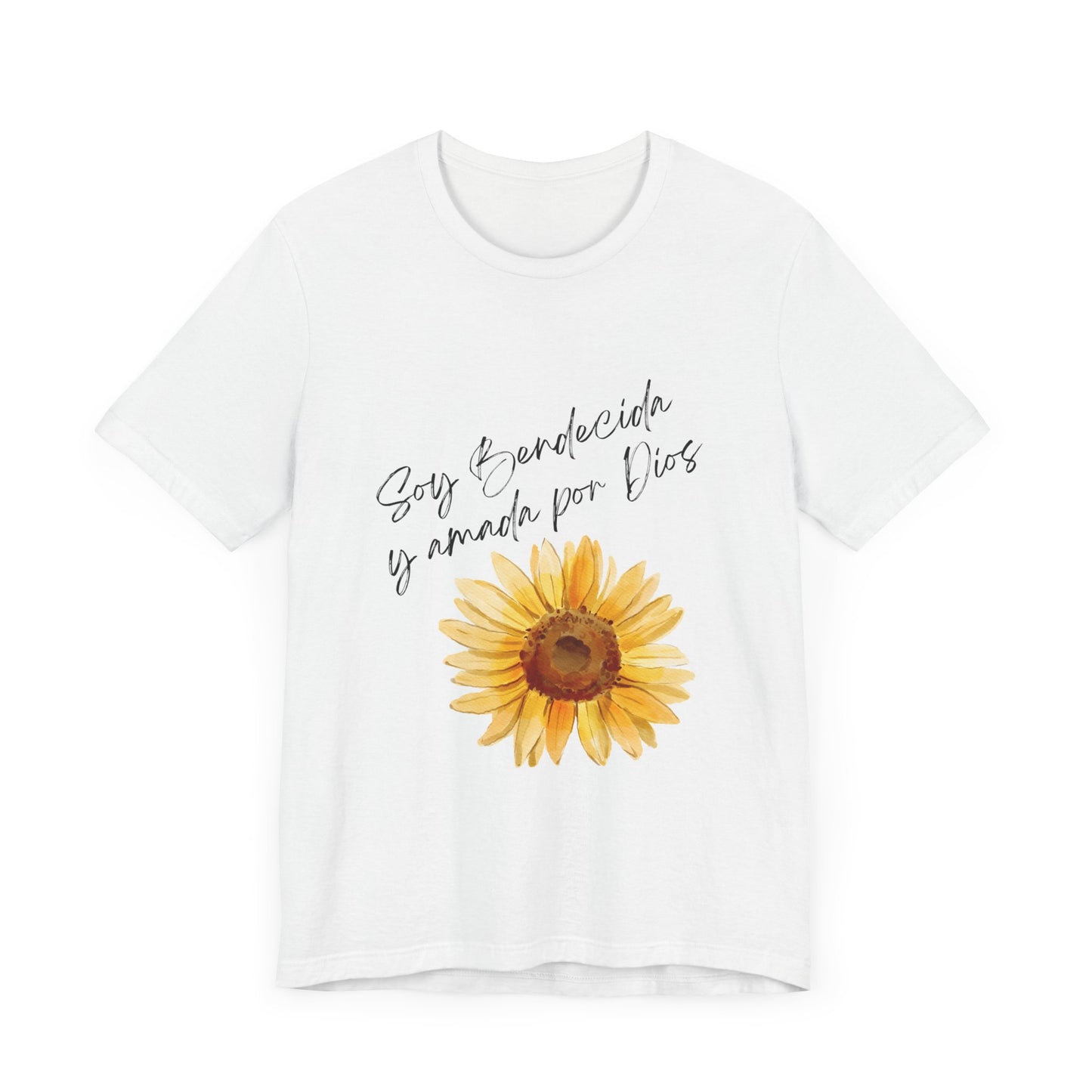 Soy Bendecida y amada por Dios - Unisex Short Sleeve Tee