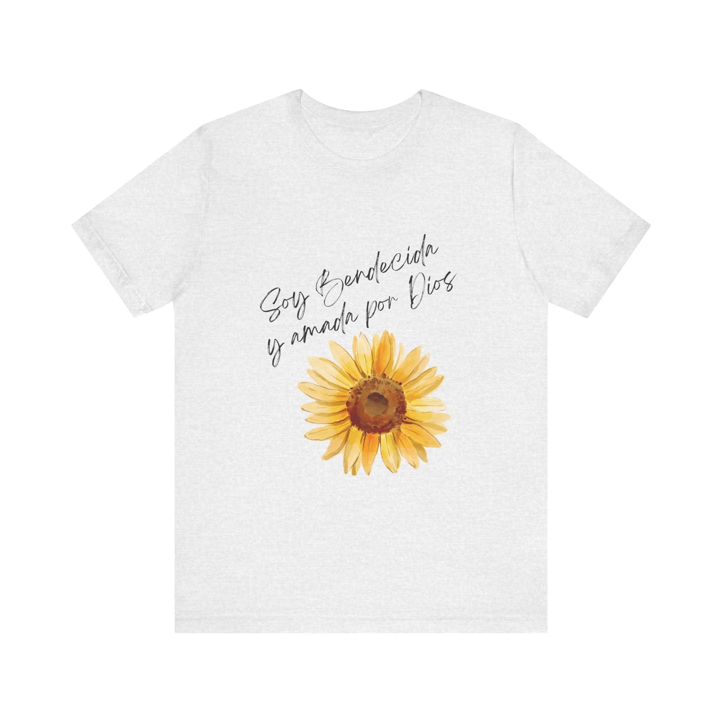 Soy Bendecida y amada por Dios - Unisex Short Sleeve Tee