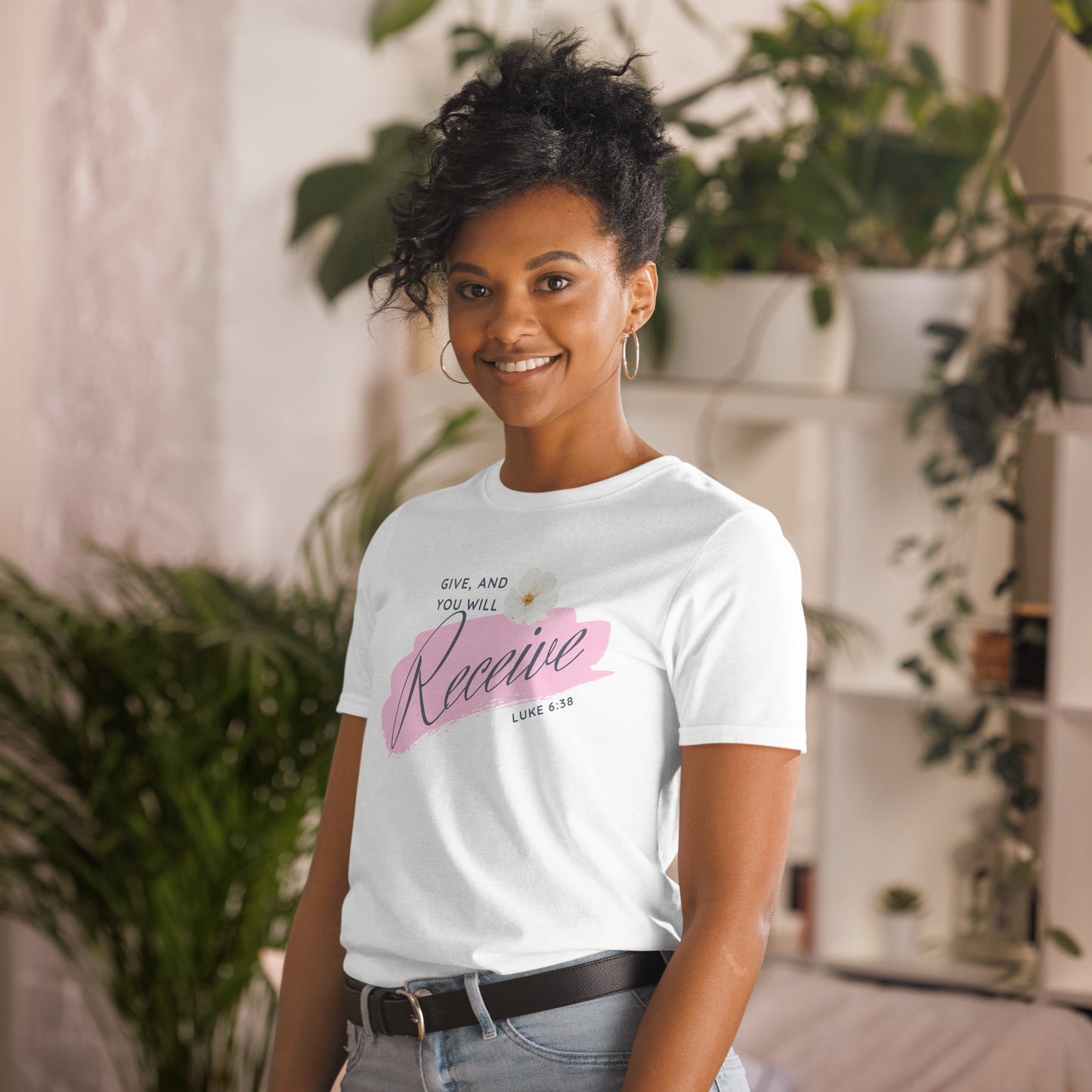 GIVE AND YOU WILL RECEIVE Short-Sleeve Unisex T-Shirt