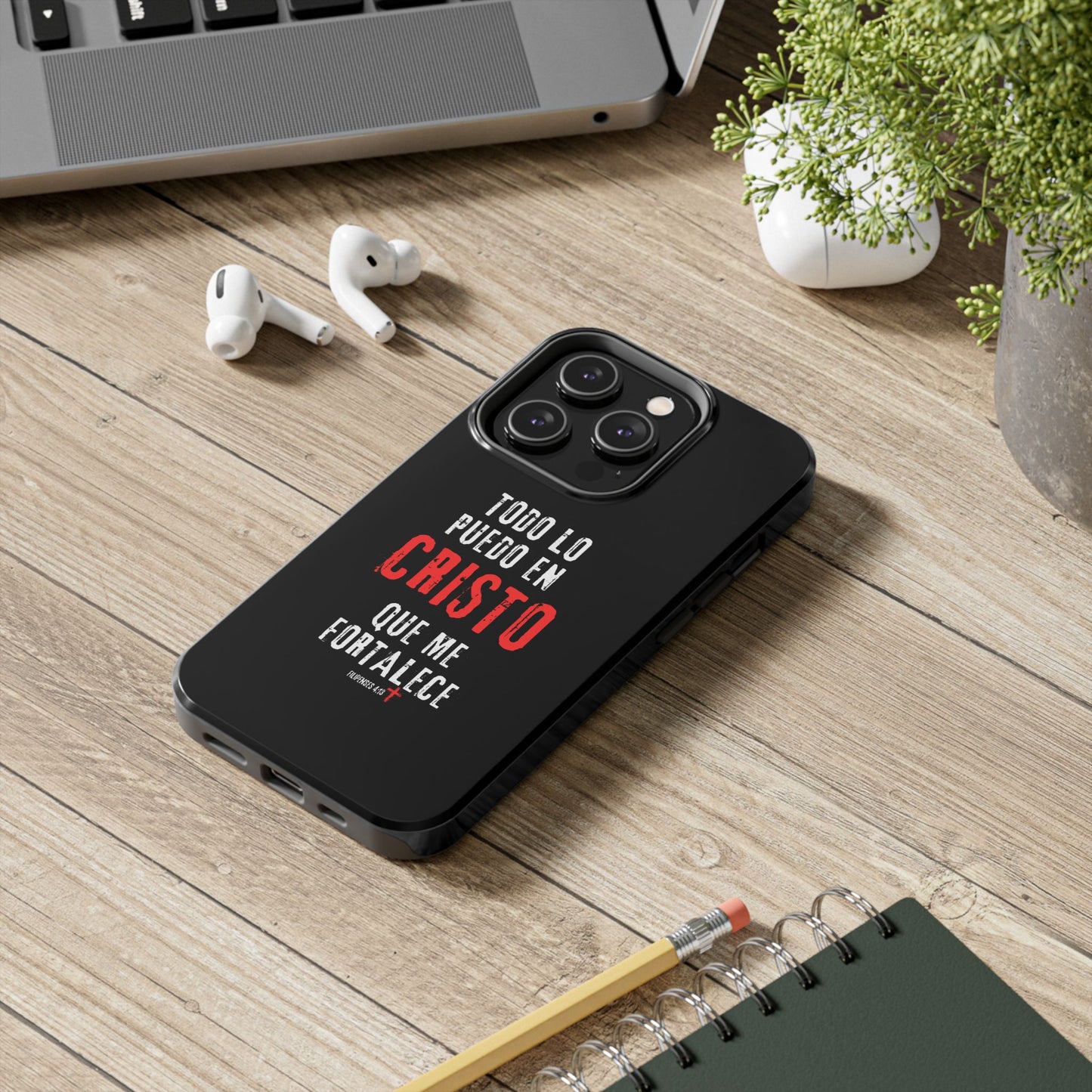 Todo lo puedo en Cristo Funda de Iphone