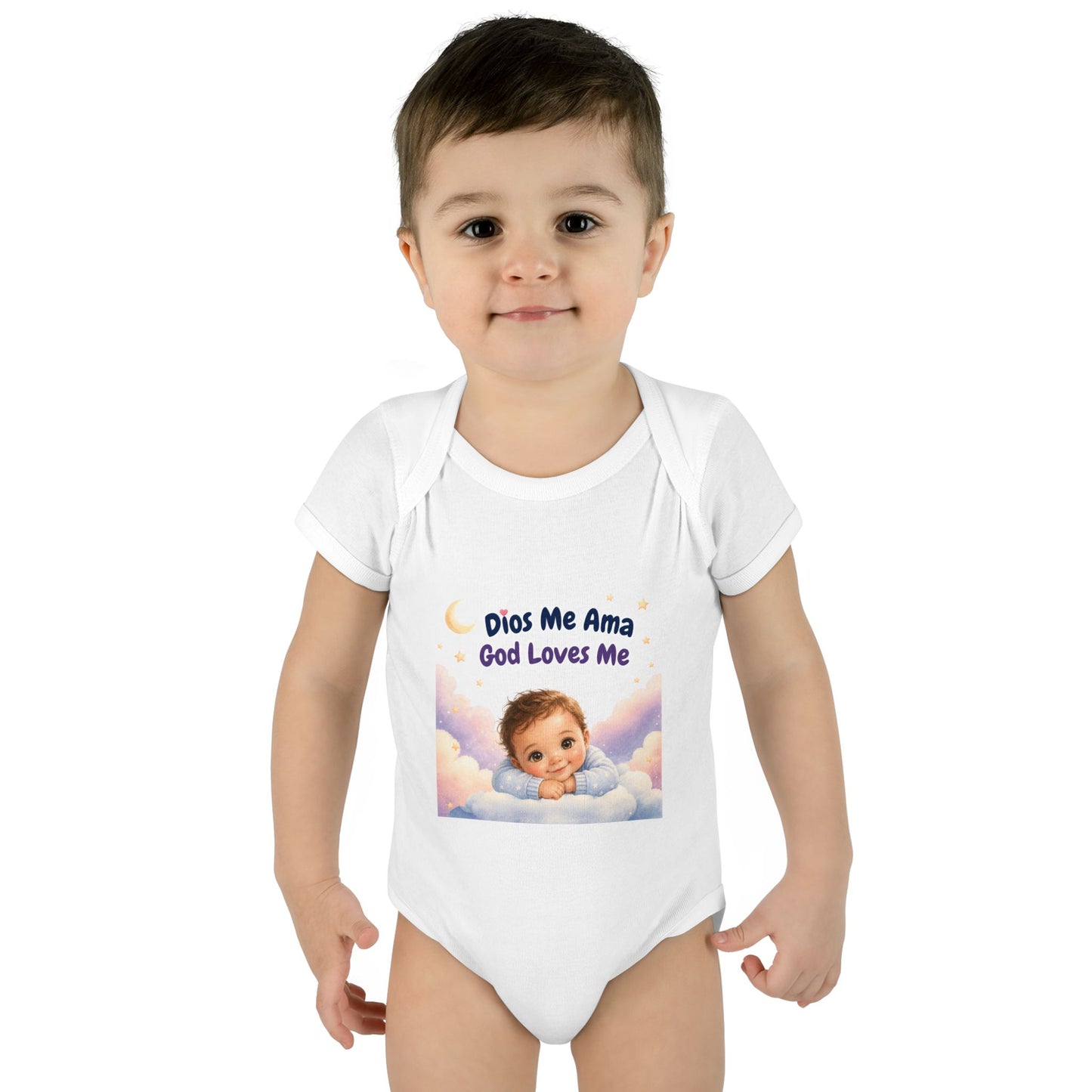 God Loves Me Baby Bodysuit — "Dios Me Ama" Infant Onesie