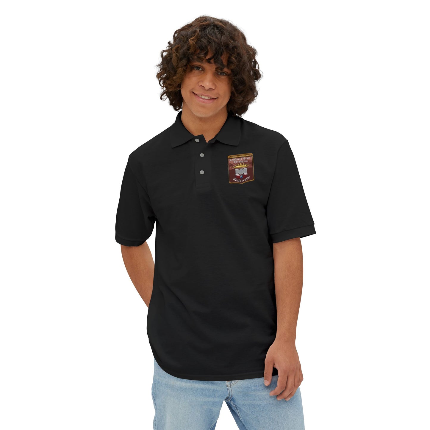 California State Theological University Polo Shirt Cotton