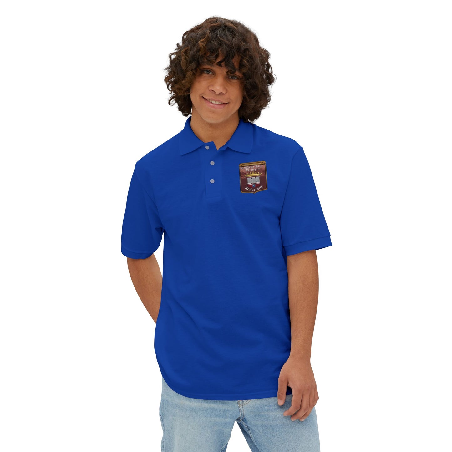 California State Theological University Polo Shirt Cotton
