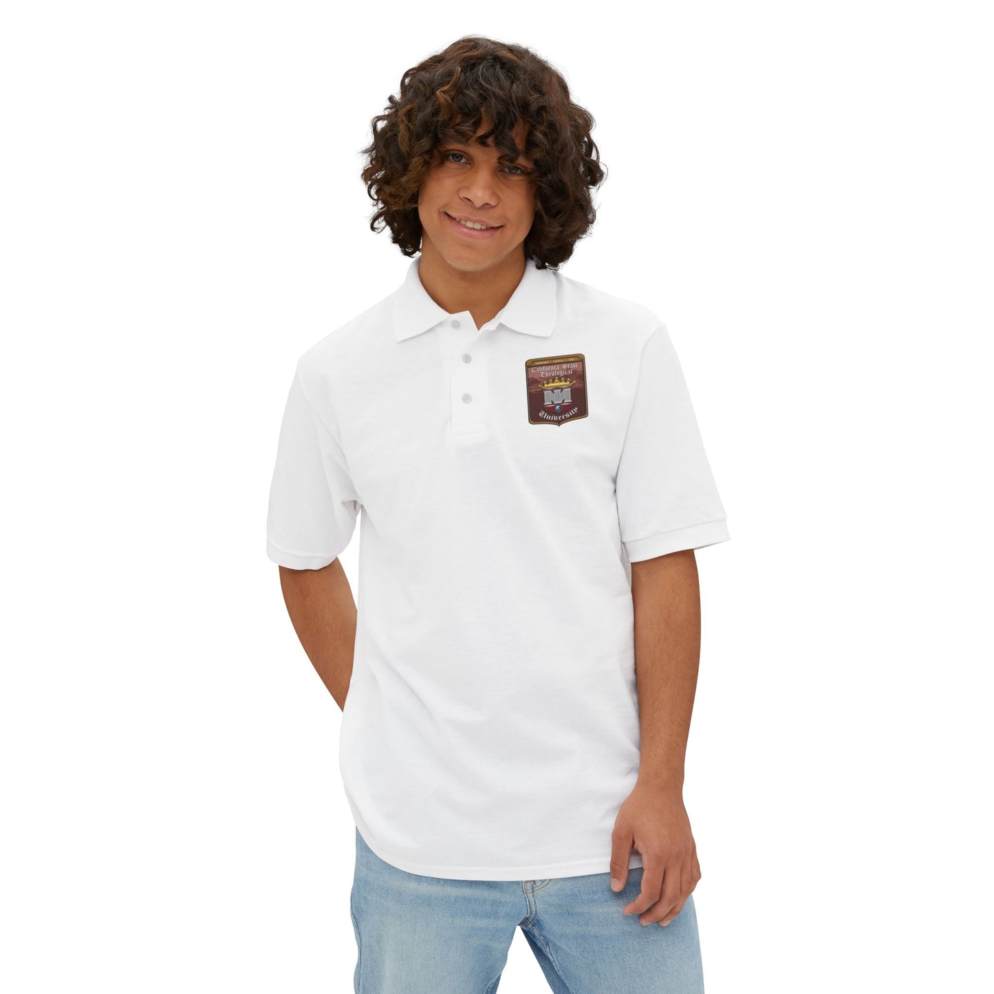 California State Theological University Polo Shirt Cotton