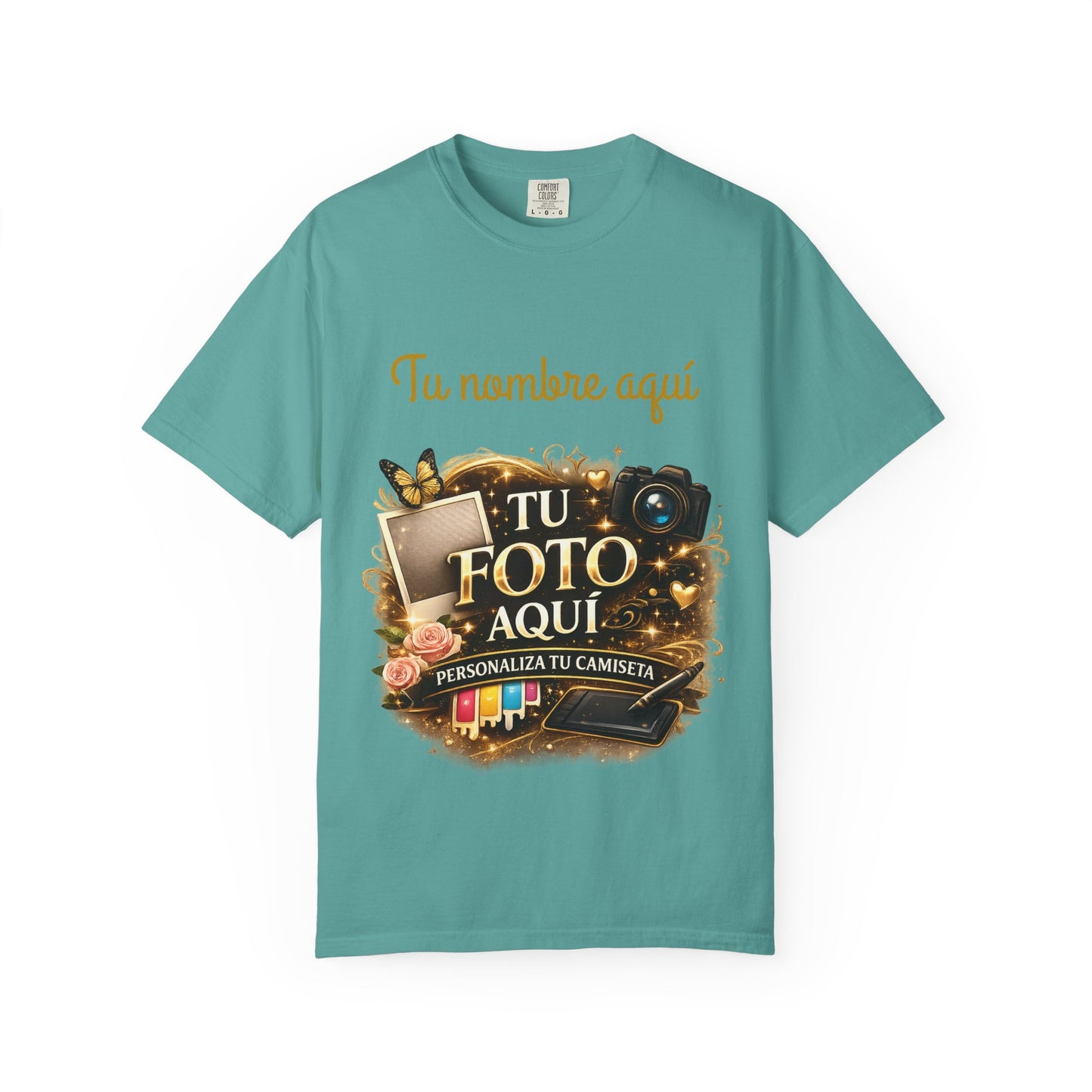 Camisa Personalizada - Custom Photo and text T-Shirt