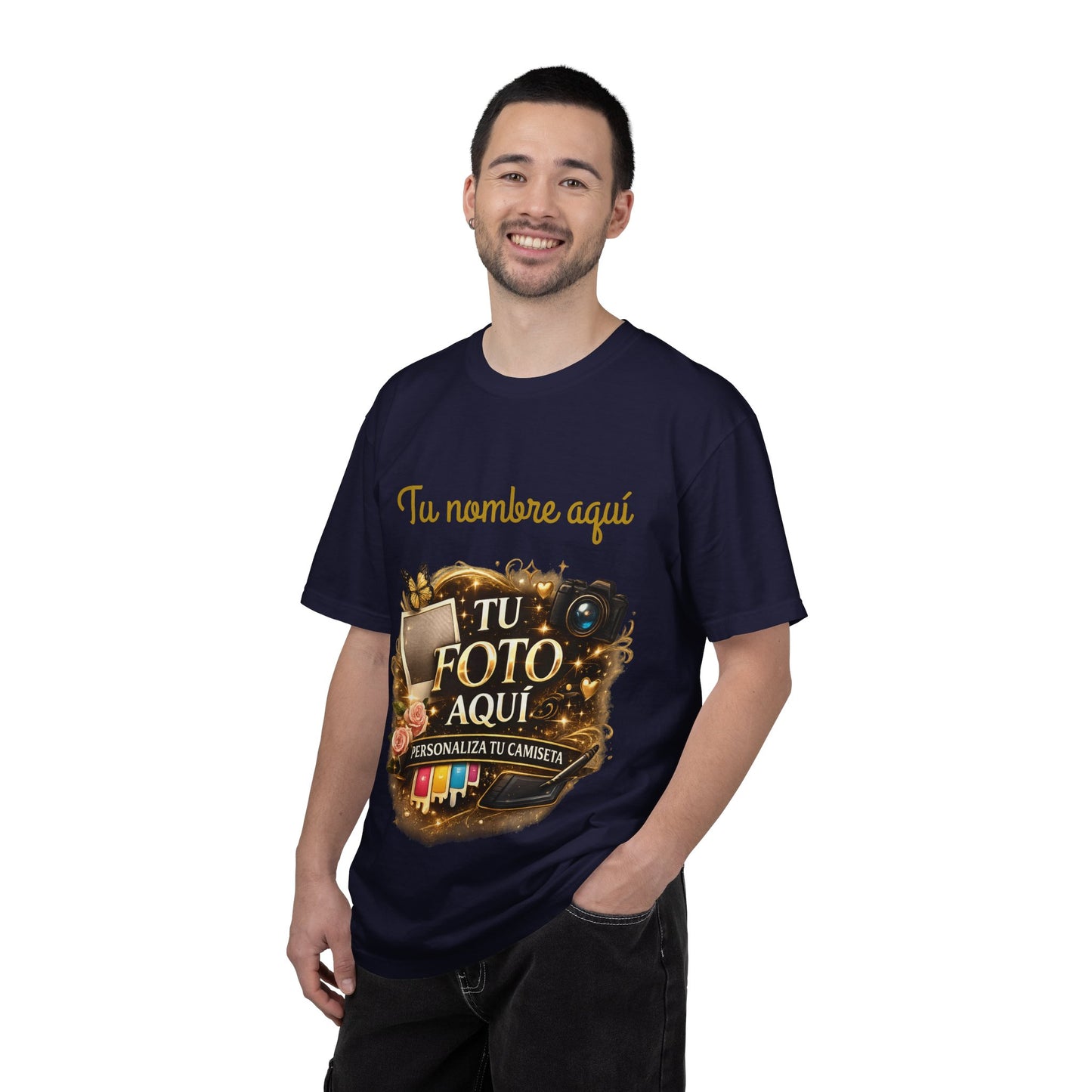 Camisa Personalizada - Custom Photo and text T-Shirt