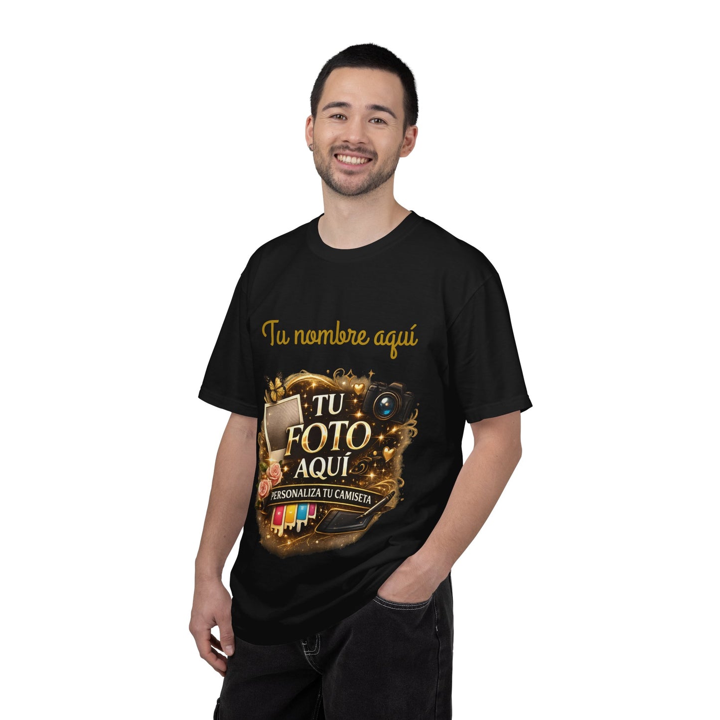 Camisa Personalizada - Custom Photo and text T-Shirt