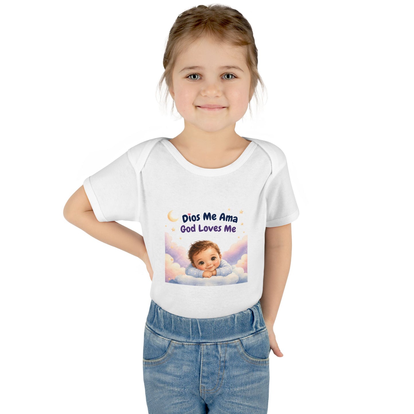 God Loves Me Baby Bodysuit — "Dios Me Ama" Infant Onesie
