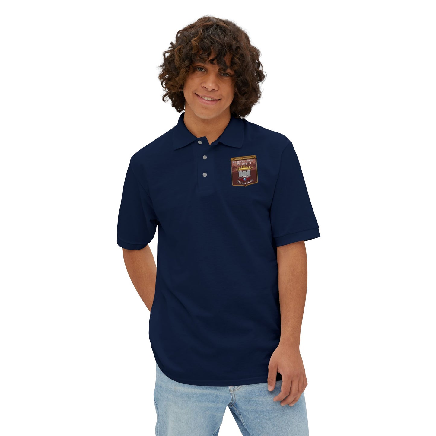 California State Theological University Polo Shirt Cotton