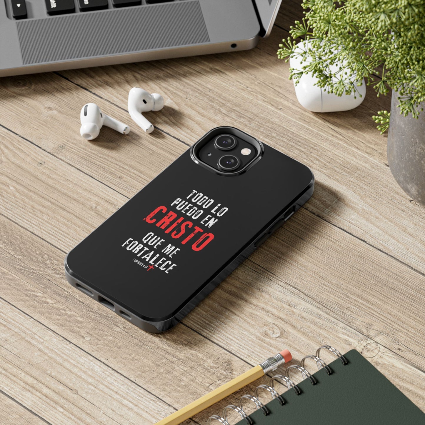 Todo lo puedo en Cristo Funda de Iphone