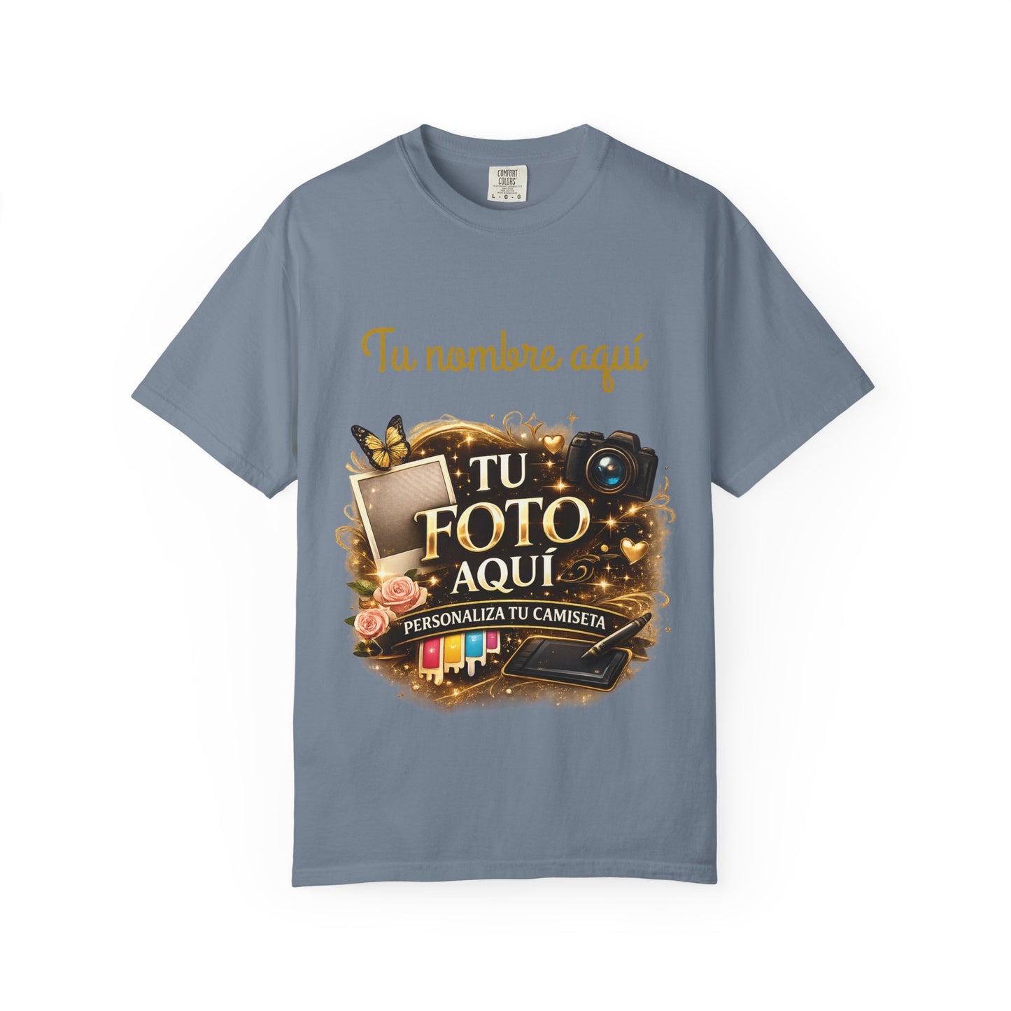Camisa Personalizada - Custom Photo and text T-Shirt